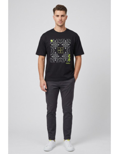 Urban Ring t-shirt in jersey di cotone con stampa UR811025 [6c2df439]