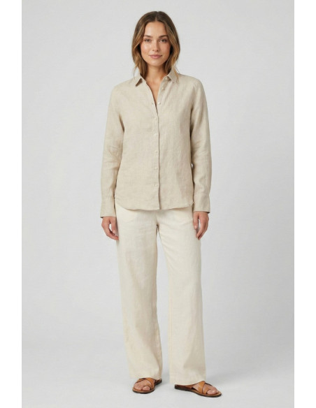 Blash camicia in lino BS1730006 [76c1f286]