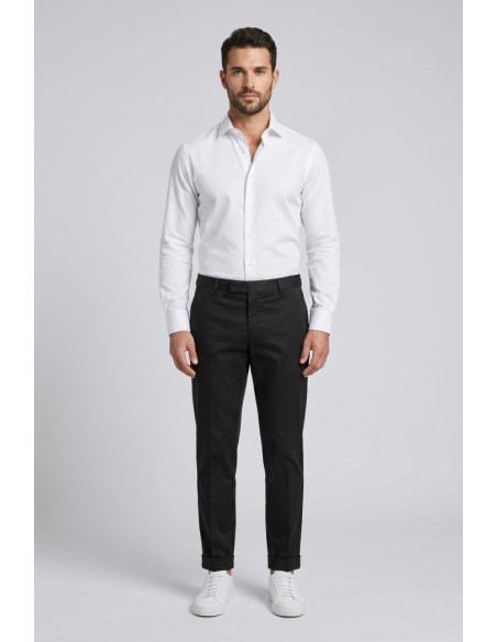 Markup pantalone chino carrot cropped in cotone stretch MK295121 [e454a925]