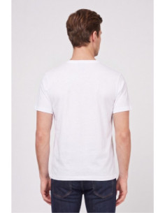 Markup t-shirt in cotone fiammato con orli vivi mk491070 [4133f504] 2