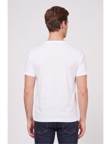 Markup t-shirt in cotone fiammato con orli vivi MK491070 [9815b609]