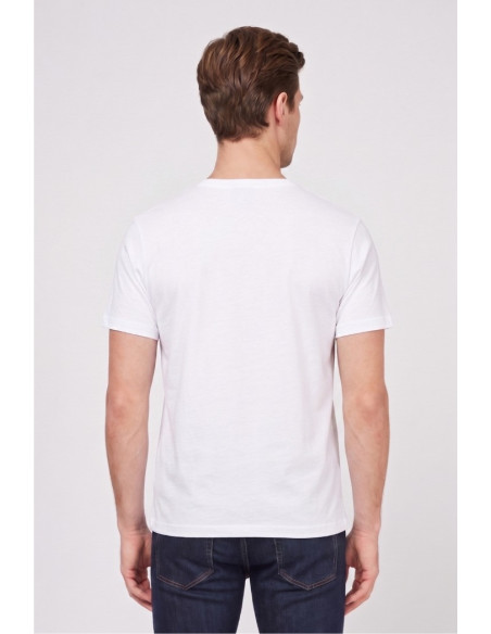Markup t-shirt in cotone fiammato con orli vivi MK491070 [9815b609]