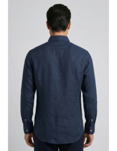 Markup camicia in lino con collo francese MK13003 [cba8d1a8] 2