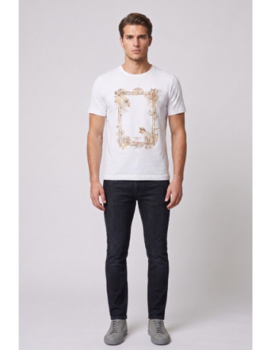 Markup t-shirt in cotone con stampa tropicale MK291069 [7677de7e]