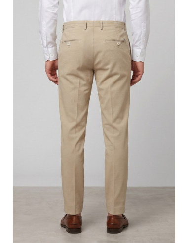 Markup pantalone chino in cotone stretch Dobby MK295142 [5cf35295]