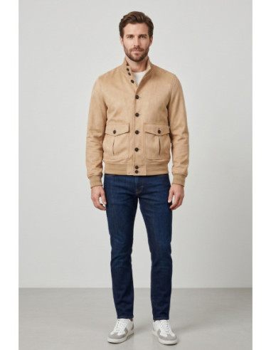 Markup bomber lupetto con chiusura a bottoni MK694010 [67b8657b]