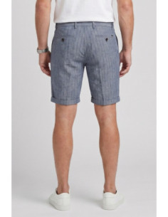 Markup bermuda in misto cotone e lino stretch MK295212 [720f1152] 2