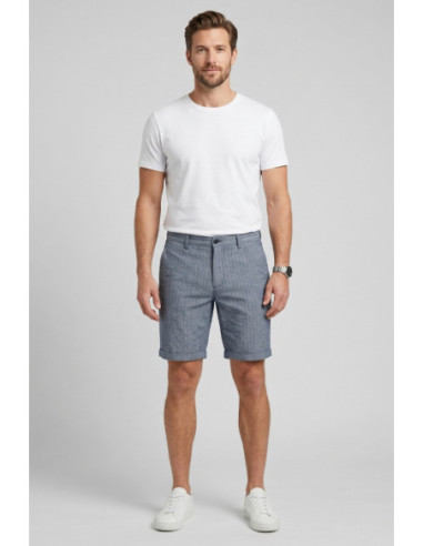 Markup bermuda in misto cotone e lino stretch MK295212 [1c34935b]