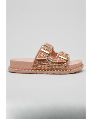 Solo Soprani ciabatta con doppia fascia e strass SSW519N88 [71f321f2]