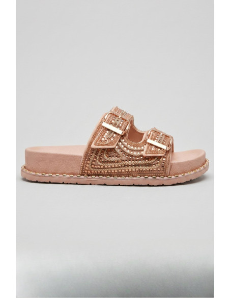 Solo Soprani ciabatta con doppia fascia e strass SSW519N88 [71f321f2]
