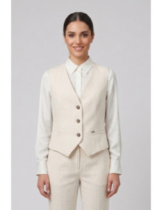 Maidoma gilet in misto lino e viscosa PE26F508/MD1320 [50bc678f]