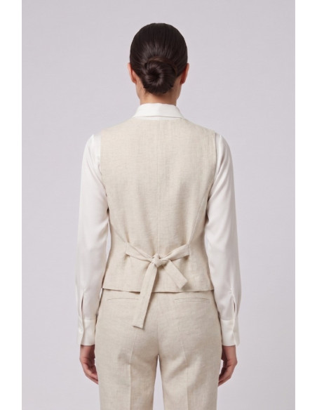Maidoma gilet in misto lino e viscosa PE26F508/MD1320 [899a2482]