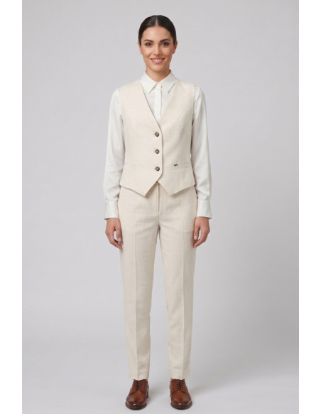 Maidoma gilet in misto lino e viscosa PE26F508/MD1320 [3e87e586]