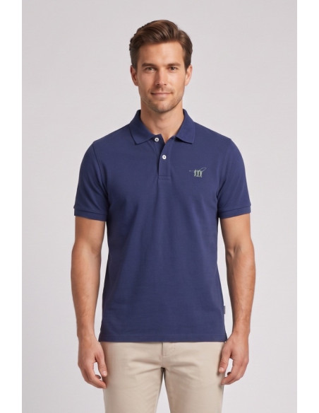 Henry Cotton's polo in piquet con logo ricamato P626127 [691cc90b]