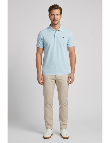 Henry Cotton's polo in piquet con logo ricamato P626127 [0f753bd1]