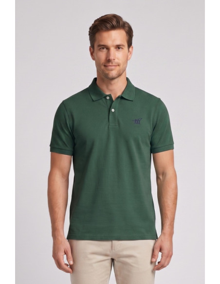 Henry Cotton's polo in piquet con logo ricamato P626127 [70b5358f]