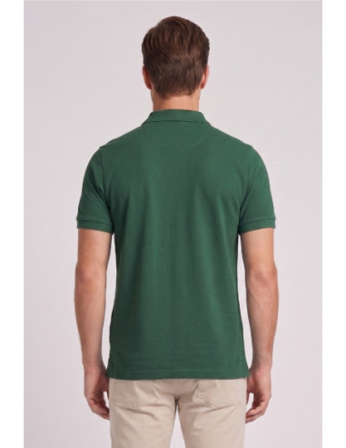 Henry Cotton's polo in piquet con logo ricamato P626127 [a9937682]