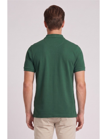 Henry Cotton's polo in piquet con logo ricamato P626127 [a9937682]