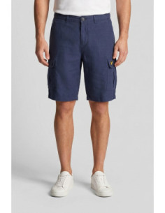 Lyle & Scott bermuda cargo in lino SH1801ITA [9d5255ac]