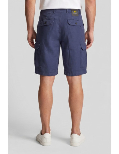 Lyle & Scott bermuda cargo in lino SH1801ITA [447416a1]
