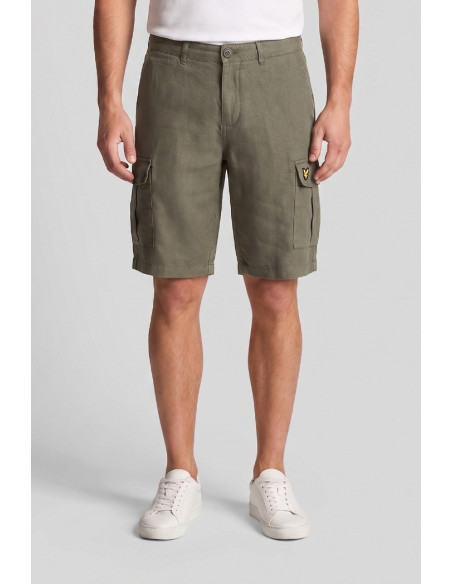 Lyle & Scott bermuda cargo in lino SH1801ITA [a1c22a69]