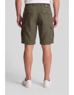 Lyle & Scott bermuda cargo in lino SH1801ITA [a1c22a69] 2