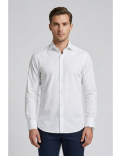Paul Matthew camicia custom fit in tessuto no-stiro CI2-2702 [308a5f0c]