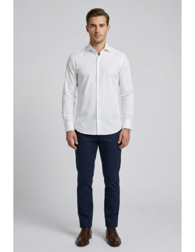 Paul Matthew camicia custom fit in tessuto no-stiro CI2-2702 [5eb1dd05]