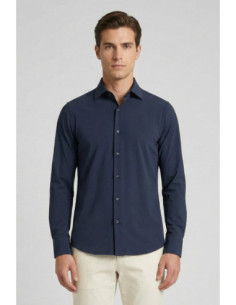 Paul Matthew camicia custom fit in tessuto no-stiro CI2-2702 [ab94e50a]