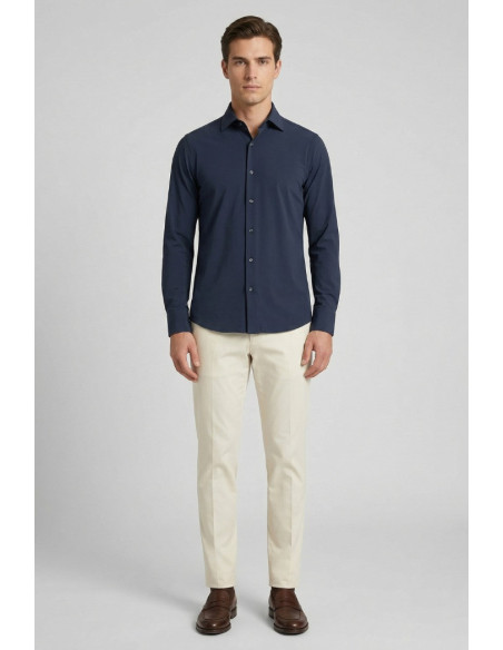 Paul Matthew camicia custom fit in tessuto no-stiro CI2-2702 [c5af6703]