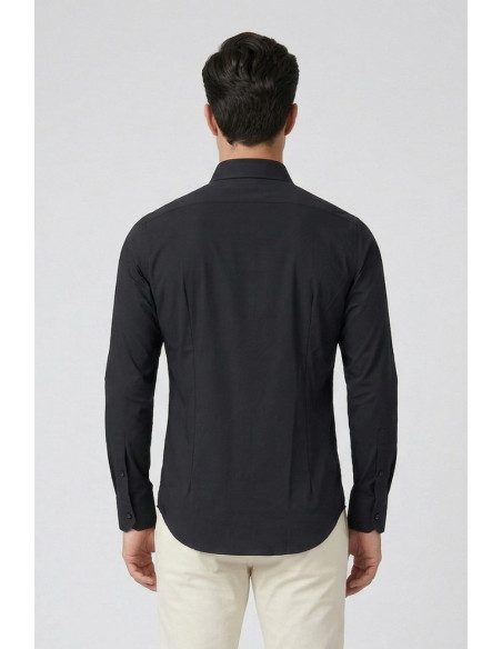 Paul Matthew camicia custom fit in tessuto no-stiro CI2-2702 [c2aea48d]