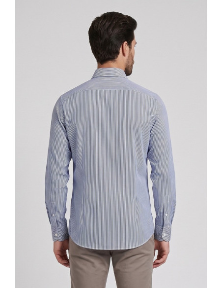 Paul Matthew camicia custom fit in tessuto no-stiro CI2-2702 [322db14e]