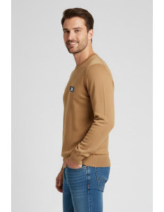 Refrigue maglia girocollo in misto viscosa con patch logo 2811w00156 [a539d4ea] 2