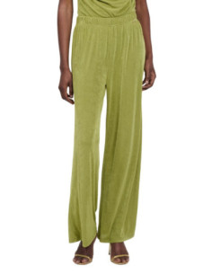 Influencer pantalone in crepe con elastico in vita 03Y134 [bd7fff9f]