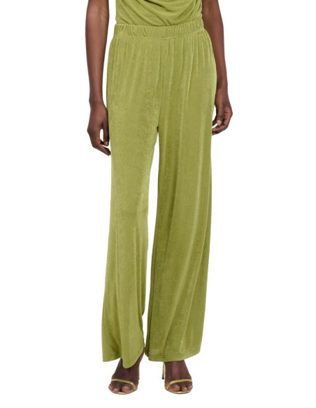 Influencer pantalone in crepe con elastico in vita 03Y134 [bd7fff9f]
