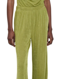 Influencer pantalone in crepe con elastico in vita 03Y134 [bd7fff9f] 2