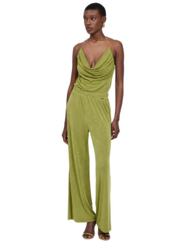 Influencer pantalone in crepe con elastico in vita 03Y134 [d6143a88]
