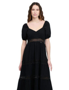 Influencer abito lungo in cotone 03Y121 [8334d5fd]