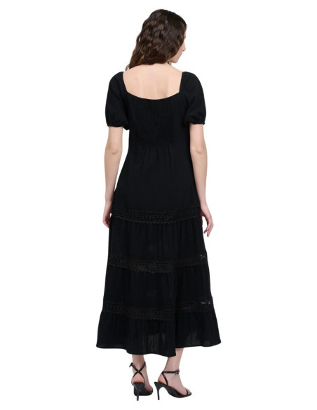 Influencer abito lungo in cotone 03Y121 [ed0f57f4]