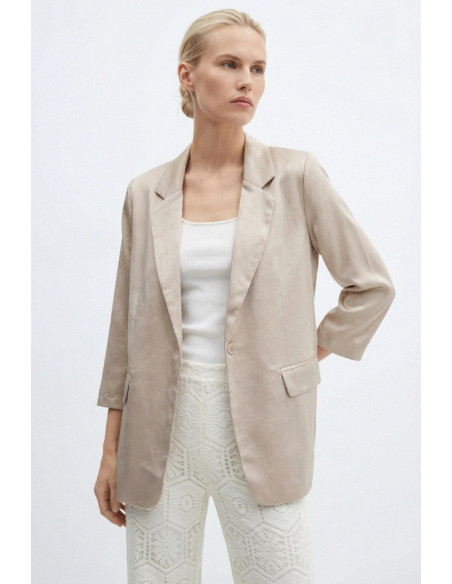 Influencer blazer con maniche a 3/4 05Y163 [17705a84]