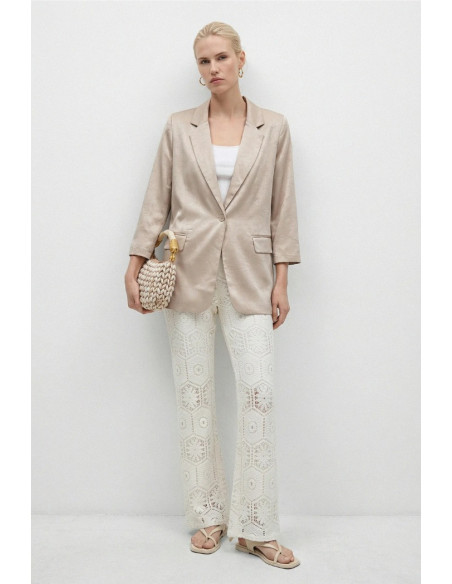 Influencer blazer con maniche a 3/4 05Y163 [ce561989]