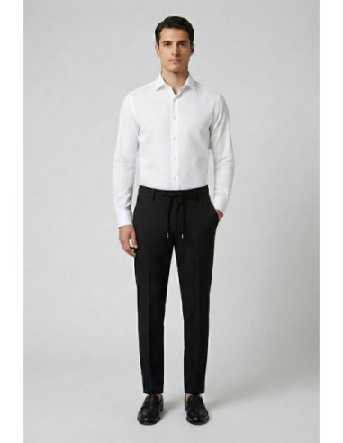 Moro pantalaccio in misto viscosa punto milano MIP2624 [6eeea861]