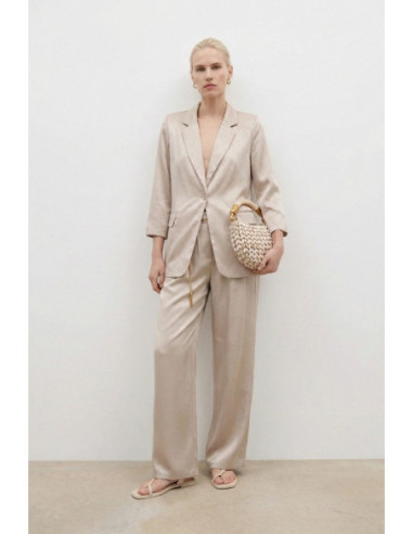 Influencer pantalone wide leg in crepe satin 05Y164 [7c0d09ff]