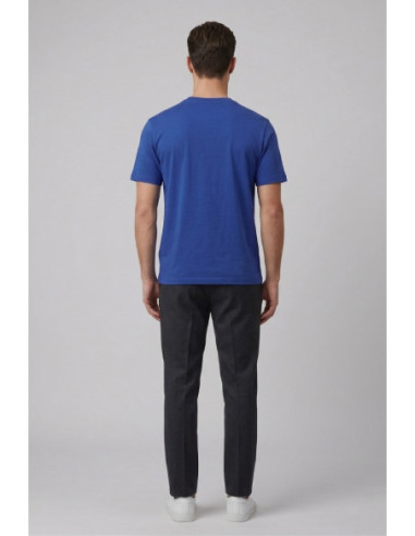 Blauer t-shirt in cotone Faxon 26SBLUH02284-007480 [736b023c]