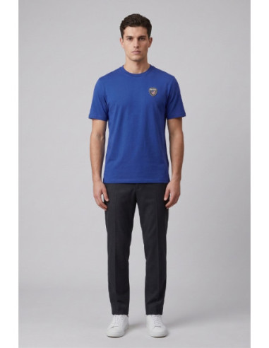 Blauer t-shirt in cotone Faxon 26SBLUH02284-007480 [c476c338]