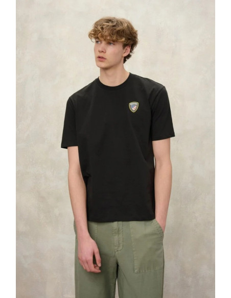 Blauer t-shirt in cotone Faxon 26SBLUH02284-007480 [16c06dc2]