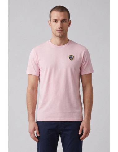 Blauer t-shirt in cotone Faxon 26SBLUH02284-007480 [9b573ac3]