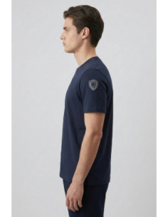 Blauer t-shirt in cotone Hanson 26SBLUH02068-007439 [dddf2e81] 2