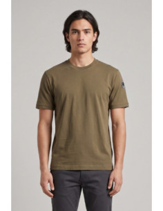 Blauer t-shirt in cotone Hanson 26SBLUH02068-007439 [27a7fc62]