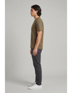 Blauer t-shirt in cotone Hanson 26SBLUH02068-007439 [27a7fc62] 2